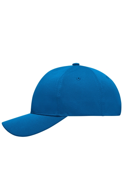 6 Panel Sport Mesh Cap in königsblau